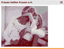 Tablet Screenshot of frauenhaus-ffm.de